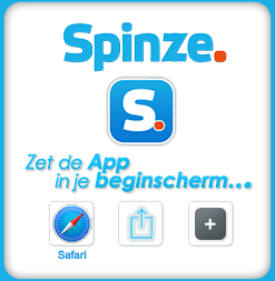 Zet de app in je beginscherm... - spinze.nl