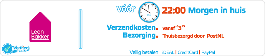 Leenbakker.nl - Webwinkel Verified Spinze.nl 1-2019 Webwinkelcentrum Nederland - Winkelinformatie Verzendkosten Bezorging Retourneren Veilig Betalen