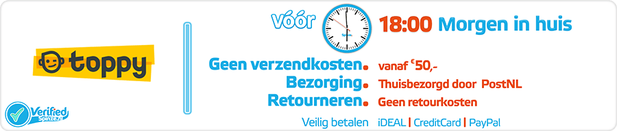 Toppy.nl - Webwinkel Verified Spinze.nl 12-2020 Webwinkelcentrum Nederland - Winkelinformatie Verzendkosten Bezorging Retourneren Veilig Betalen