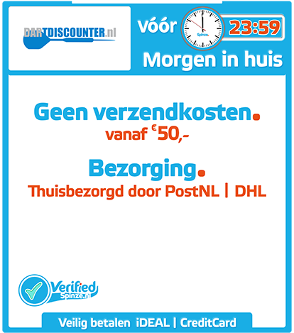 Dartdiscounter.nl - Webwinkel Verified Spinze.nl 2-2019 Webwinkelcentrum Nederland - Winkelinformatie Product Verzendkosten Bezorging Retourneren Veilig Betalen