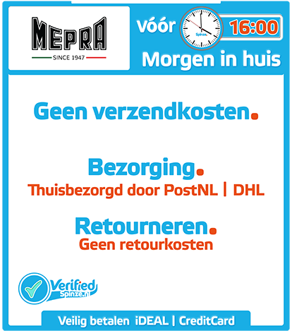 Mepra-store.nl - Webwinkel Verified Spinze.nl 4-2021 Webwinkelcentrum Nederland - Winkelinformatie Product Verzendkosten Bezorging Retourneren Veilig Betalen
