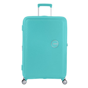 American Tourister Soundbox Spinner 77 Expandable Poolside Blue ~ Spinze.nl