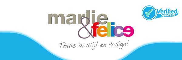 Marlieenfelice.nl - Webwinkel Verified Spinze.nl 2-2019 Webwinkelcentrum Nederland - Smartphone Banner