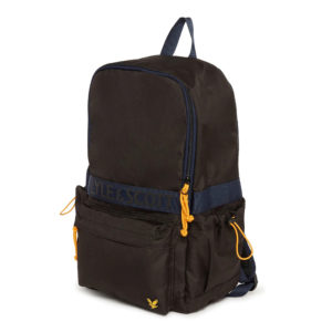 Lyle & Scott Recycled Ripstop Backpack True Black ~ Spinze.nl