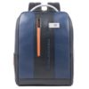 Piquadro Urban PC And iPad Cable Backpack 15.6&apos;&apos; Blue/ Gray ~ Spinze.nl