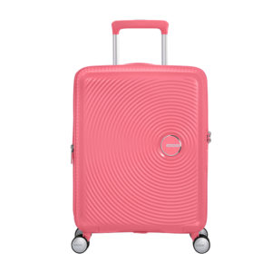 American Tourister Soundbox Spinner 55 Expandable Sun Kissed Coral ~ Spinze.nl