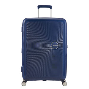 American Tourister Soundbox Spinner 67 Expandable Midnight Navy ~ Spinze.nl