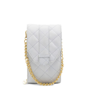 MOSZ Telefoontasje Quilted Off White Light ~ Spinze.nl