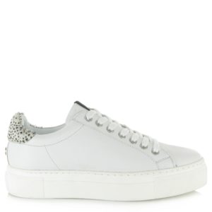 Maruti Ted Hairon Wit Leer Lage sneakers Dames ~ Spinze.nl