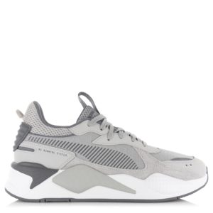 Puma RS-X Suede Cool Mid Gray-Harbor Mist Grijs Suede Lage sneakers Unisex ~ Spinze.nl