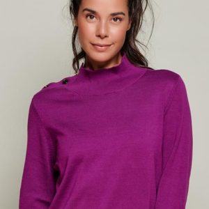 Caroline Tensen Napels Sweater Cyclaam ~ Spinze.nl