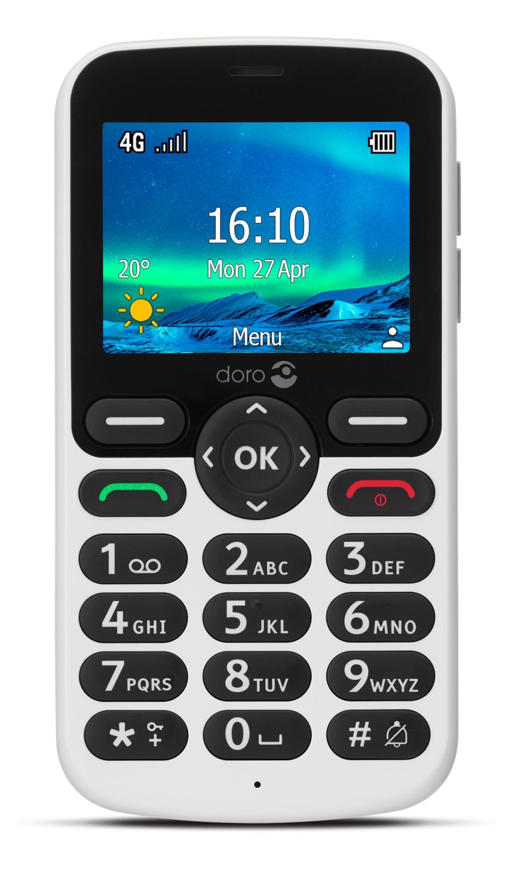 Doro 5860 4G Mobiele telefoon Wit ~ Spinze.nl