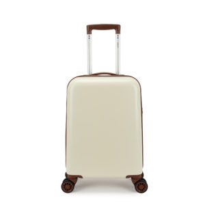 Decent Retro Handbagage Koffer 55 cm White ~ Spinze.nl
