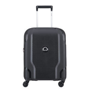 Delsey Clavel 4 Wheel Slim Handbagage Trolley 55 cm Black ~ Spinze.nl