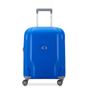 Delsey Clavel 4 Wheel Slim Handbagage Trolley 55 cm Blue ~ Spinze.nl