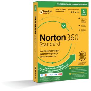 Norton 360 Standard (1 apparaat) Digitale licentie Software ~ Spinze.nl