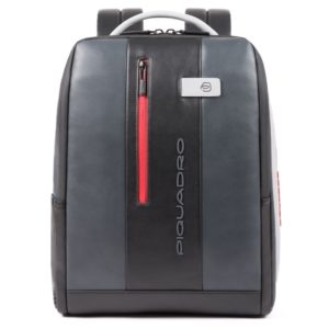 Piquadro Urban PC And iPad Cable Backpack 15.6&apos;&apos; Gray/ Black ~ Spinze.nl