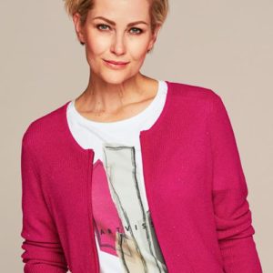 Riley Pailletten Vest Pink ~ Spinze.nl