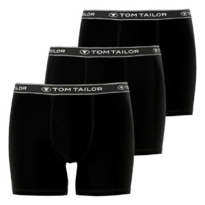 3 zwarte Buffer boxers lang Tom Tailor ~ Spinze.nl