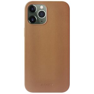 Accezz Leather Backcover met MagSafe iPhone 12 Pro Max Telefoonhoesje Bruin ~ Spinze.nl