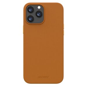 Accezz Leather Backcover met MagSafe iPhone 13 Pro Max Telefoonhoesje Bruin ~ Spinze.nl