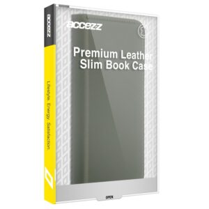Accezz Premium Leather Slim Book Case voor Apple iPhone 13 Pro Telefoonhoesje Groen ~ Spinze.nl