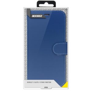 Accezz Wallet Case voor Apple iPhone 14 Pro Telefoonhoesje Blauw ~ Spinze.nl