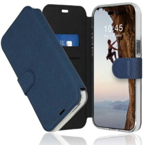 Accezz Xtreme Wallet voor Apple iPhone 14 Pro Max Telefoonhoesje Blauw ~ Spinze.nl