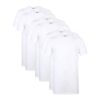 Alan Red 6-pack t-shirts Virginia extra long wit ~ Spinze.nl