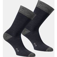 Alpaca socks Merino 2-Pack Lifestyle Sok Zwart/Donkergrijs ~ Spinze.nl