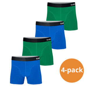 Apollo Boxershorts Heren Bamboo Basic Blue / Green 4-pack-XL ~ Spinze.nl