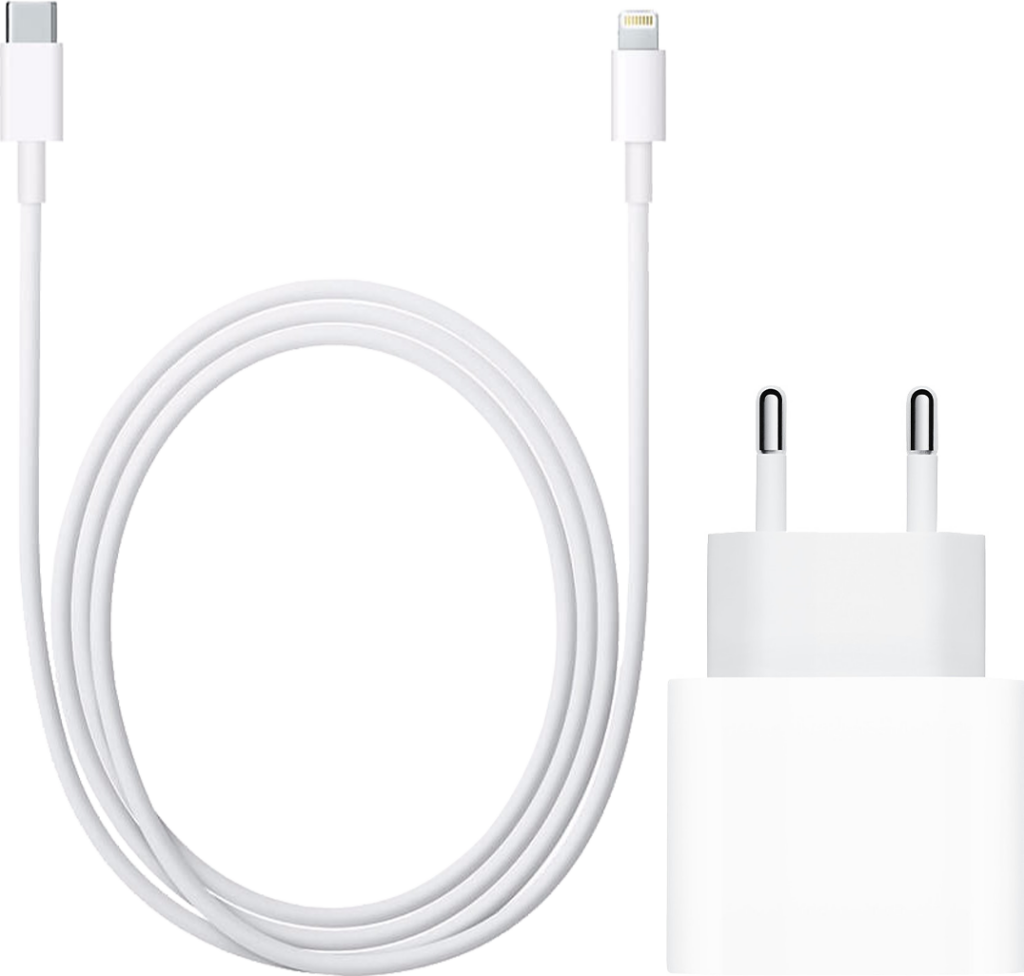 Apple Usb C Oplader 20W + Lightning Kabel 1m Kunststof Wit ~ Spinze.nl