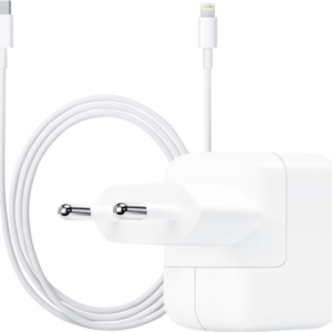 Apple Usb C Oplader 30W + Apple Lightning Kabel 1m Kunststof Wit ~ Spinze.nl