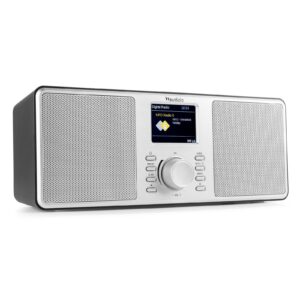 Audizio Monza stereo DAB radio met Bluetooth - Zilver ~ Spinze.nl
