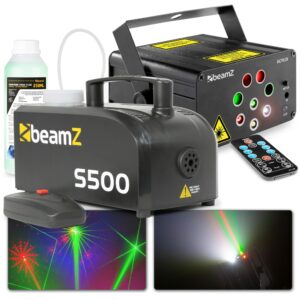 BeamZ Acrux party laser met 500W rookmachine ~ Spinze.nl