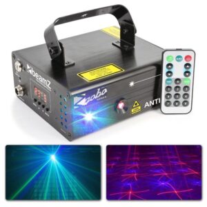BeamZ Anthe II Dubbele Laser 600mW RGB Gobo met remote en DMX ~ Spinze.nl