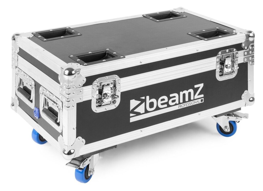 BeamZ FCC66 Flightcase met oplaadfunctie voor 6 BBP66 Uplights ~ Spinze.nl