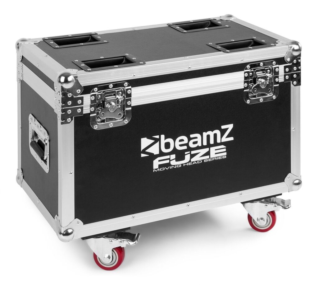 BeamZ FCFZ4 Flightcase voor 4 stuks FUZE 75B/75S/610Z moving heads ~ Spinze.nl