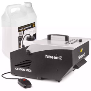 BeamZ ICE1200 MKII low fog rookmachine incl. 5L low fog rookvloeistof ~ Spinze.nl