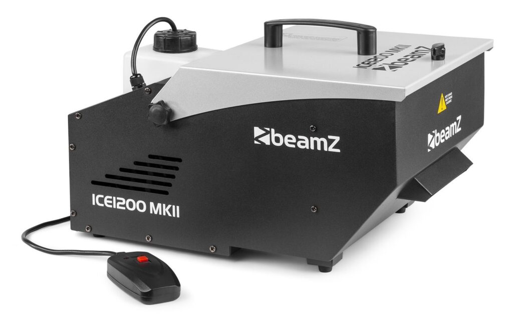 BeamZ ICE1200 MKII low fog rookmachine voor laaghangende rook - 1200W ~ Spinze.nl