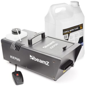 BeamZ ICE700 rookmachine inclusief 5L low fog rookvloeistof ~ Spinze.nl