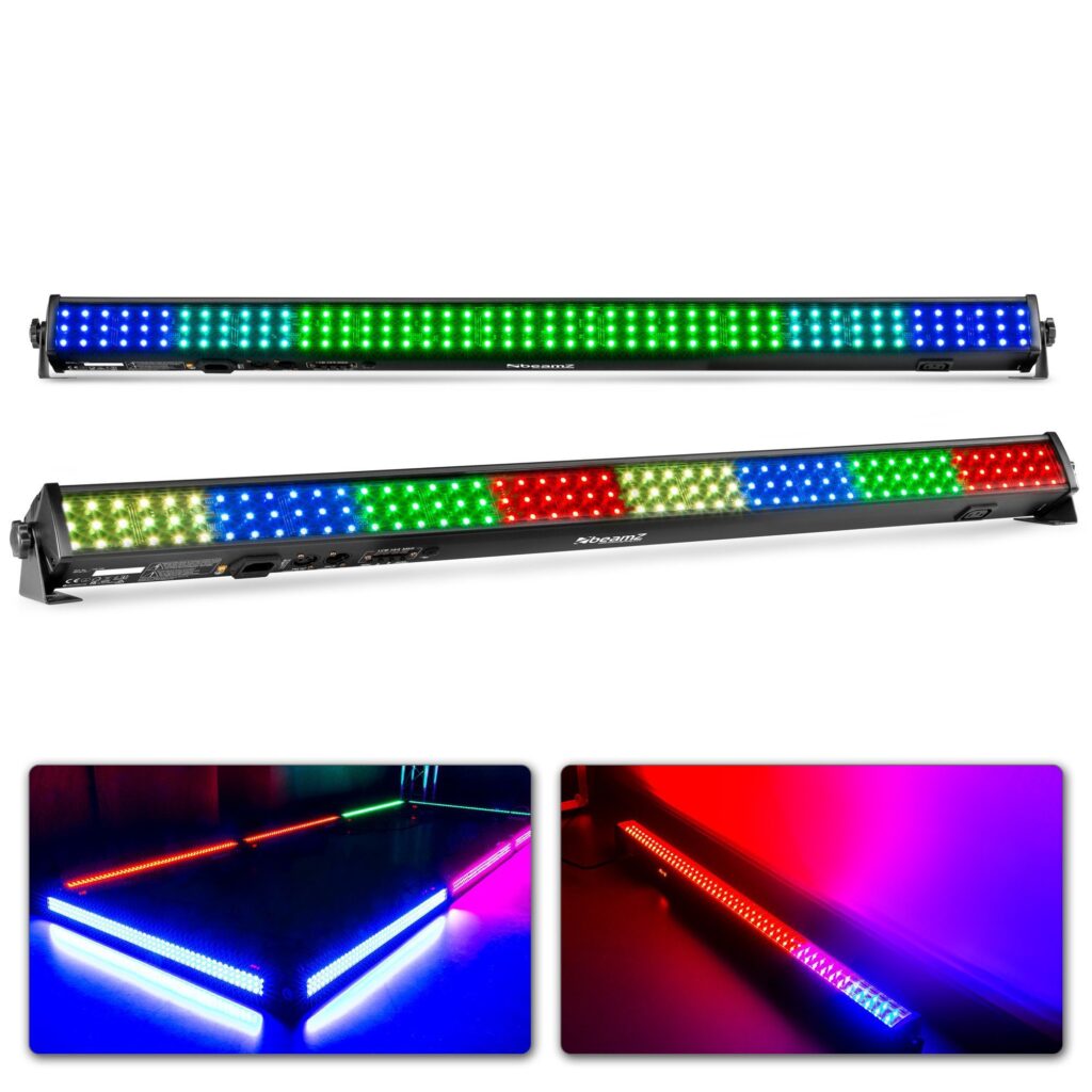 BeamZ LCB144 MKII - Set van 2 RGB LED bars voor wanden