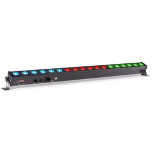 BeamZ LCB183 DMX LED bar met 18x 4W RGB LED&apos;s in 3 secties ~ Spinze.nl