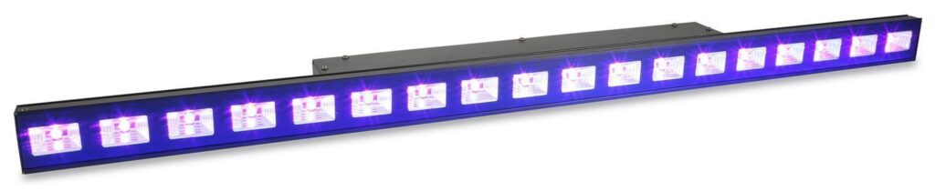 BeamZ LCB48 LED Blacklight UV bar met 18x 3W UV LED&apos;s ~ Spinze.nl
