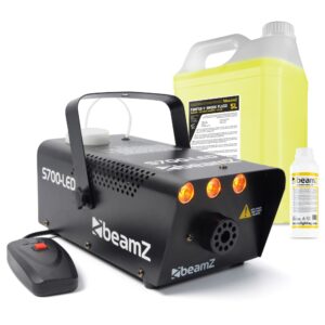 BeamZ S700-LED "Flame" rookmachine met reinigings- en rookvloeistof - ~ Spinze.nl
