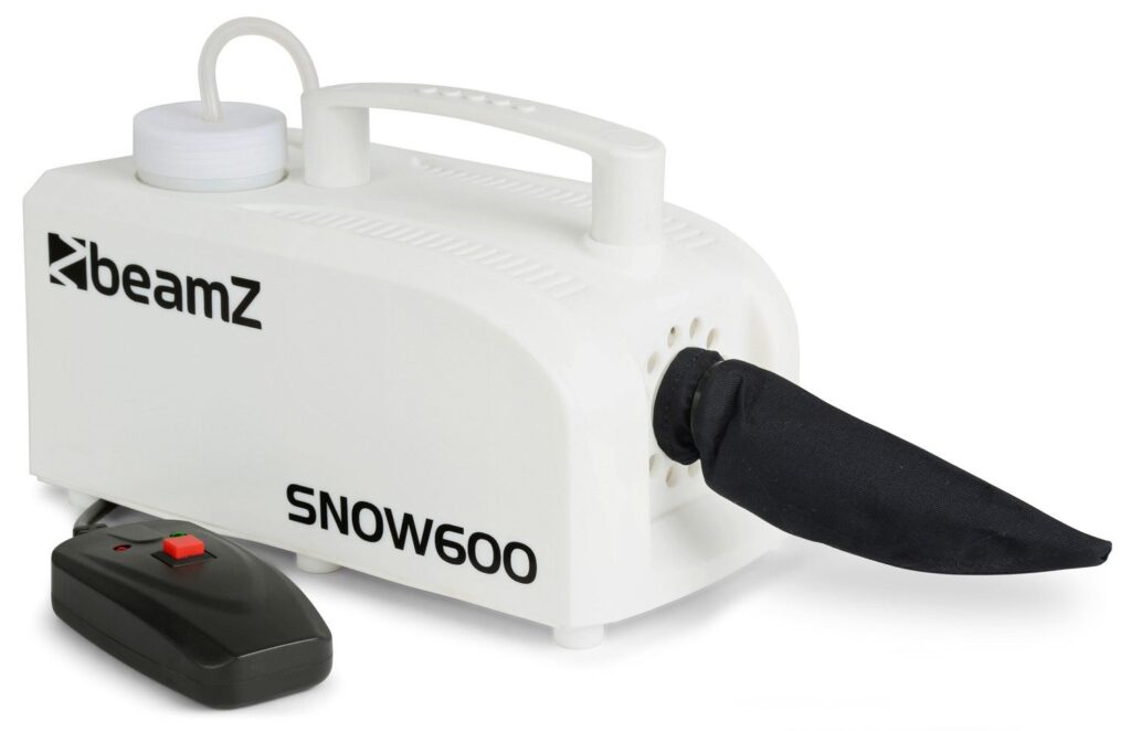 BeamZ SNOW600 sneeuwmachine 600W met afstandsbediening - Wit ~ Spinze.nl