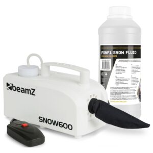 BeamZ SNOW600 sneeuwmachine met 1 liter sneeuwvloeistof ~ Spinze.nl