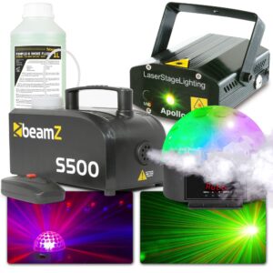 BeamZ feestverlichting pakket met LED lichteffect