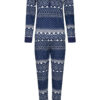 Blauwe pyjama Noors patroon Chrissy ~ Spinze.nl