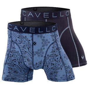 Cavello Microfiber Boxershorts 2-pack China Blue-S ~ Spinze.nl